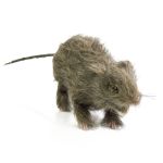 Halloweenská krysa STOFFLE, přirozeně vypadající, hnědá, 50 cm