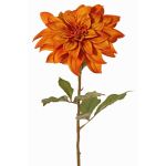 Dekorativní jiřinka PHILLIPPA, Eco Collection, oranžovo-žlutá, 65cm, Ø15cm