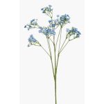 Umělá gypsophila LITAGO, modrá, 70cm, Ø1,5cm