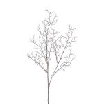 Dekorativní větev korálová ZORVEK, zmrzlá, bílo-hnědá, 70cm