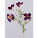 Dekorativní květinová větev PRESTIOSA košík na šperky, fialovo-zelená, 75cm, Ø6-11cm