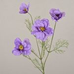 Dekorativní květinová větev PRESTIOSA košík na šperky, fialová, 75cm