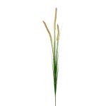 Dekorativní větvička trávy RILVO, laty, zeleno-růžová, 90cm