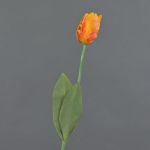 Umělá květina papoušek tulipán UAKARI, oranžovo-žlutá, 65cm, Ø6cm