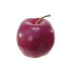 Ozdobné ovocné jablko HENNY, fialovorůžové, fialovo-fuchsiové, 8cm, Ø8,5cm