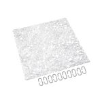 Raumteiler Hängeelemente LUCIE, Linien, klar, 4er Set, 30cm