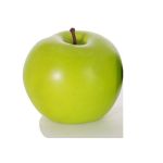 Plastové jablko ADALBERO, zelená, 8cm, Ø8cm