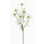 Umělý černucha setá SEVIN, bílo-zelený, 65cm, Ø6-7cm