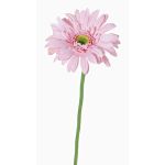 Textilní gerbera HELLI, růžová, 65cm, Ø12cm