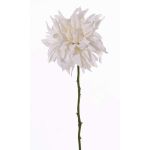 Umělá jiřinka SMILA, krémová, 55cm, Ø12cm