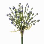 Umělé allium KATYNA, modré, 70cm, Ø12cm