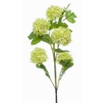 Textilní větev na sněhové koule FONTE, světle zelená, 75cm, Ø6cm
