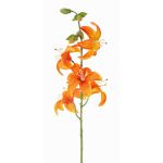 Umělá tygří lilie ASHANTI, oranžová, 60cm, Ø10cm