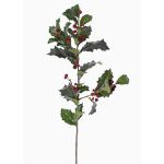 Umělá větvička cesmíny TIBAR s bobulemi, zelená, 75cm