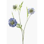 Umělá větev Scabiosa RUXTER, modrá, 60cm