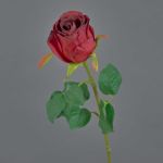 Umělá růže KLONI, červená, 50cm