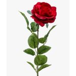 Umělá květina růže PEZOS, červená, 60cm, Ø10cm