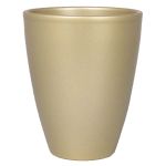 Dekorativní keramická váza TEHERAN PALAST, zlatá matná, 17cm, Ø13,5cm