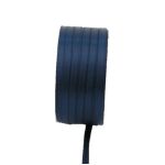 Dvojitá saténová stuha Vipke, tmavě modrá, 50 m, 6 mm