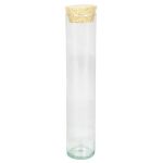 Kořenka s korkem SINAN, průhledná, 30cm, Ø6cm