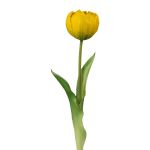 Umělý květ tulipánu LURANA, žlutý, 35cm