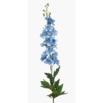 Umělá květina delfinium ROSELINE, světle modrá, 90cm