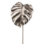 Umělý list filodendronu Monstera Deliciosa MINLAS, zlatý, 40cm
