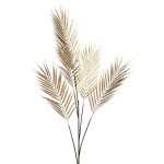 Umělá zlatá ovocná palmová větev LARMO, zlatá metalíza, 115cm