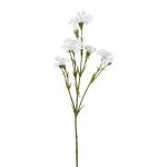 Umělá větvička chrpy FRAVLE, bílá, 60cm