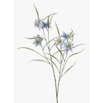 Dekorativní větvička z kolumbárií WHONRY, světle modrá, 85cm