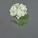 Textilní hortenzie MONA, krémová, 70cm, Ø16cm