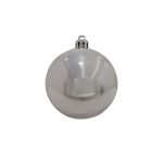 Weihnachtskugel TEODORA, 6 Stück, glänzend silber,  Ø7cm