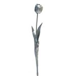 Umělý tulipán LIANNA, stříbrno-šampaňské, 45cm