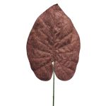 Dekorační list Philodendron Scandens AOSHEN, hnědý, 70cm