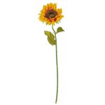 Umělá slunečnice TRIVAN, žlutooranžová, 50cm, Ø10cm