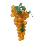 Umělé ovocné hrozny XXL AMANY, oranžovo-žluté, 30cm, Ø15cm