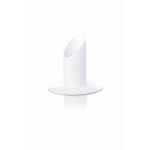 Kovový svícen RIANNON pro svíčky do cca Ø3cm, bílý, 8,5cm, Ø8,3cm