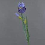 Umělá rostlina kosatec ALYSSA, modrá, 70cm, Ø13cm