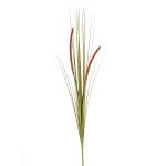 Umělá liščí tráva JILL, tyčinka, laty, zeleno-červená, 90cm