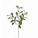 Umělé jmelí SAJAN s bobulemi, zelené, 55 cm