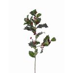 Umělá větvička cesmíny TIBAR s bobulemi, zelená, 75 cm
