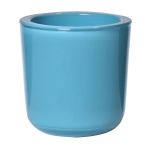 Sklenice na čajovou svíčku NICK, tyrkysově modrá, 7,5cm, Ø7,5cm