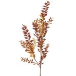 Umělá větev listnatce ELENIE, hnědooranžová, 95 cm