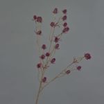 Plastový bodlák LOUKAS, vínová, 70cm, Ø1,5cm