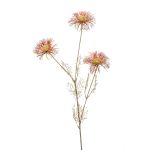 Umělá cínie MELYN, červené zlato, 70cm
