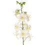 Umělá květina lilie LABRICKA, bílo-žlutá, 100cm, Ø9cm