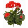 Umělá květina pelargonie MIA na zápichu, červená, 35cm, Ø6-9cm