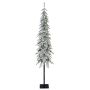 Umělý vysoký smrk MOLDE DELUXE, s umělým sněhem, LED diodami, 180cm, Ø50cm