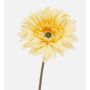Umělá gerbera FRALWE, Eco Collection, světle žlutá, 65cm, Ø13cm