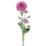 Umělý květ ranunculus PROTO, růžový, 65cm